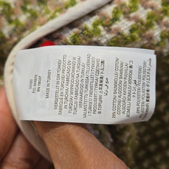 Boden Relaxed Wool Cotton Boucle Tweed Full Button Overshirt Shacket NWOT - Picture 13 of 16